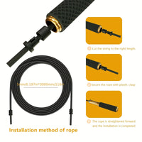 SPEEDLOCK ROPE – Adjustable Weighted Jump Rope for Speed Training