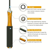 SPEEDLOCK ROPE – Adjustable Weighted Jump Rope for Speed Training