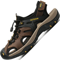 Men'S Sandals for Men Men'S Black Brown Size Summer Shoes Male Hiking Shoe Man Casual