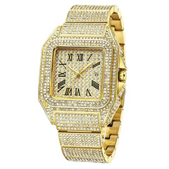 GLIMVIA - Square Rhinestone Watch That Adds Sparkle to Any Look