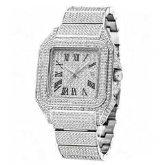 GLIMVIA - Square Rhinestone Watch That Adds Sparkle to Any Look