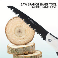 KERVANO - Folding Wood Saw for Controlled Cord-Free Cutting