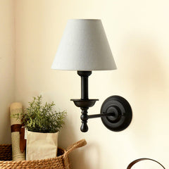 LUMEVRA - Sculptural Fabric Wall Sconce for Soft Bedside Lighting