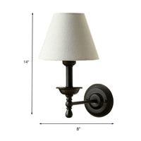 LUMEVRA - Sculptural Fabric Wall Sconce for Soft Bedside Lighting