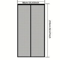 MAGNASEAL – Magnetic Mosquito Mesh Door Curtain for Hands-Free Insect Protection