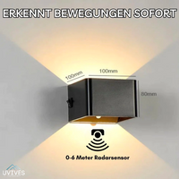 ZELVORA - Sculptural Wireless Wall Lamp With Motion Sensor