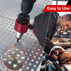 RIVELIQ - Drill Rivet Nut Adapter for Fast Work in Tight Spaces