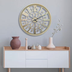 KLOVYRA - Silent Industrial Wall Clock That Anchors the Room