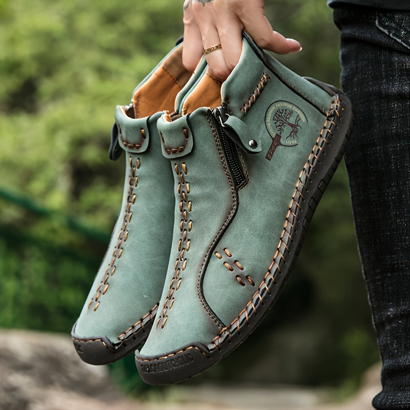 ZELVOR - Vintage Zip-Up Boots for Easy Everyday Wear