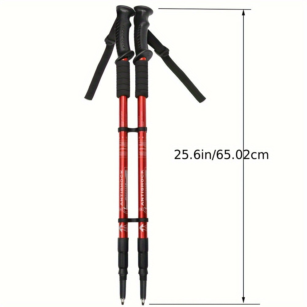 TRAVYLO - Adjustable Trekking Poles for Balanced Trail Support