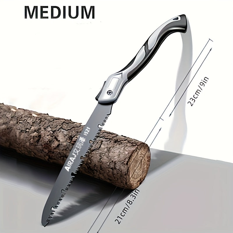 KERVANO - Folding Wood Saw for Controlled Cord-Free Cutting