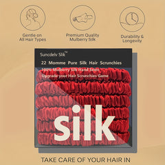 TRESYVA - Silk Scrunchie Set for Gentle, Friction-Reducing Styling