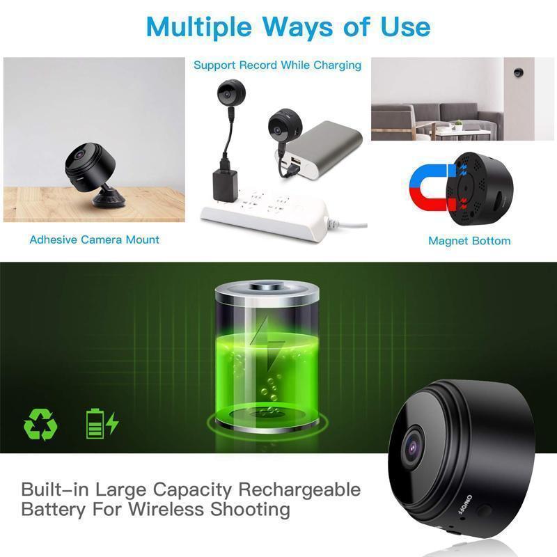 VIGILORA - Magnetic Mini Camera for Flexible Remote Monitoring