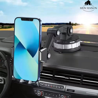 Handyhalterung Auto GripTech | Starke Saugnapf-Haftung | 360° Rotation | Einhandbedienung