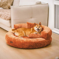 PAVLUNE - Statement Velvet Dog Bed for Cushioned Joint Support