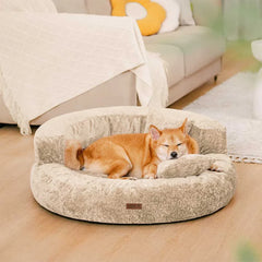 PAVLUNE - Statement Velvet Dog Bed for Cushioned Joint Support