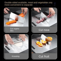 TITANCLEAN - Stainless Steel Cutting Board for Hygienic Food Prep