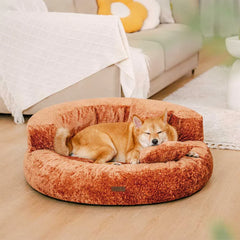 PAVLUNE - Statement Velvet Dog Bed for Cushioned Joint Support