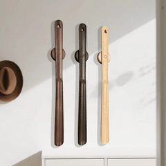 CALVYRA - Magnetic Beechwood Shoehorn for No-Bend Comfort