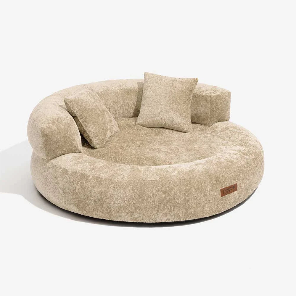 PAVLUNE - Statement Velvet Dog Bed for Cushioned Joint Support