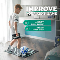BOLVYRA - Football Training Mat for Better Ball Control at Home