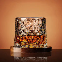 SWIRLUNE - Crystal Whiskey Glass Set for Effortless Aroma Swirling