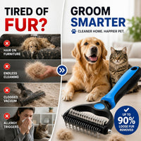 COATGUARD - Dual-Sided Pet Comb for Easy Deshedding and Detangling