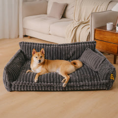 PLOVENA - Plush Orthopedic Dog Sofa for Supportive Rest
