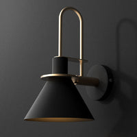 LUMEVRA - Sculptural Cone Wall Lamp for Focused Bedside Light