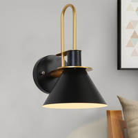LUMEVRA - Sculptural Cone Wall Lamp for Focused Bedside Light