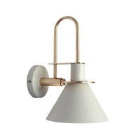 LUMEVRA - Sculptural Cone Wall Lamp for Focused Bedside Light
