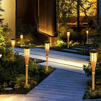 FLAMEGLOW – Solar Bamboo LED Lights for Outdoor Ambiance