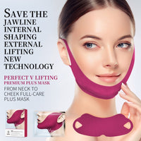 JAWLIVA - Compression Face Wrap for Temporary Chin Contouring