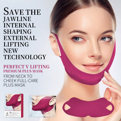 JAWLIVA - Compression Face Wrap for Temporary Chin Contouring