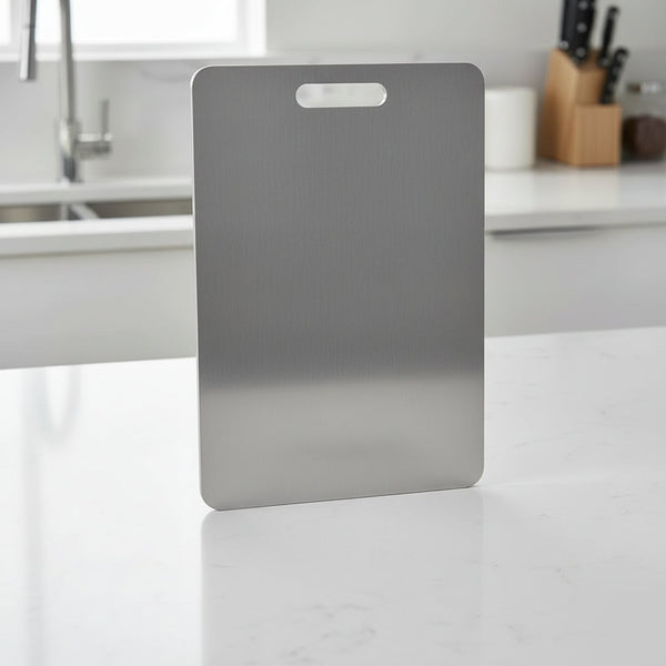 TITANCLEAN – Stainless Steel Cutting Board for Hygienic and Precise Work
