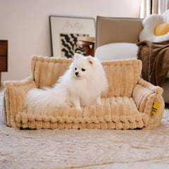 PLOVENA - Plush Orthopedic Dog Sofa for Supportive Rest