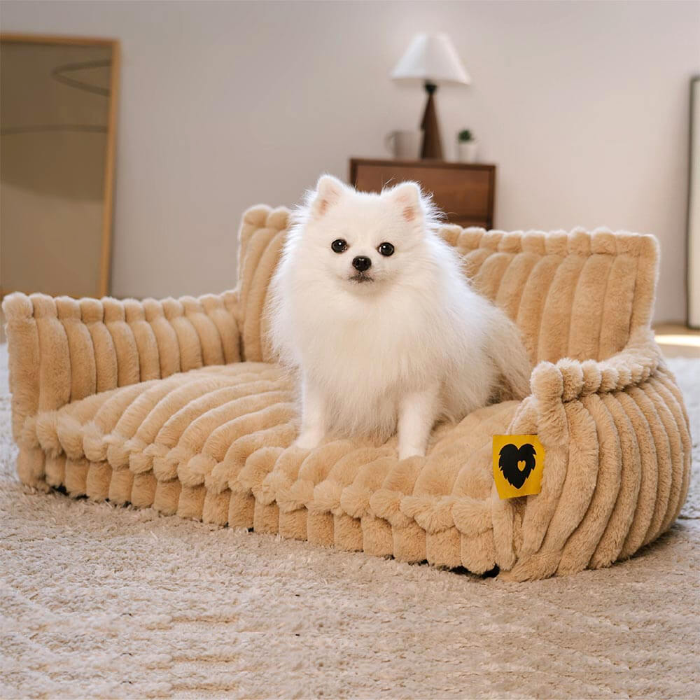 PLOVENA - Plush Orthopedic Dog Sofa for Supportive Rest
