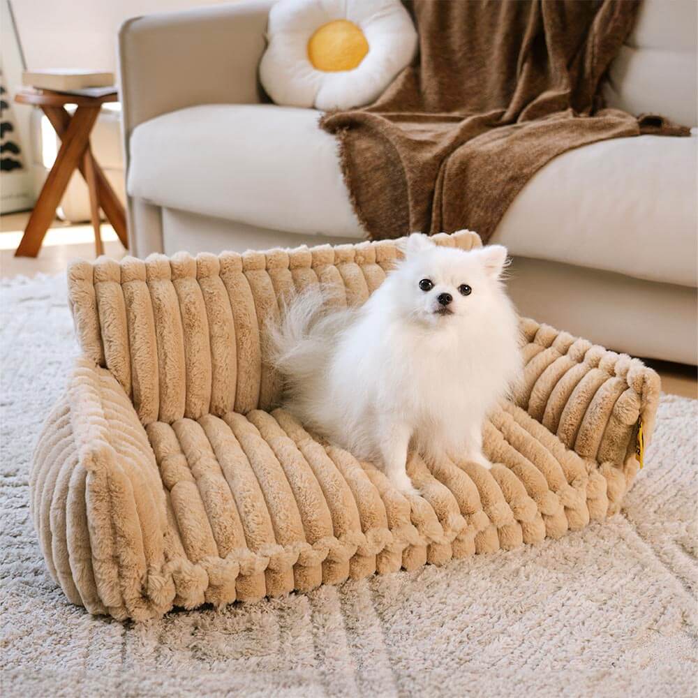 PLOVENA - Plush Orthopedic Dog Sofa for Supportive Rest