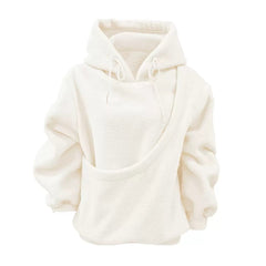 PAWVELA - Teddy Fleece Pet Pouch Hoodie for Cozy Carrying