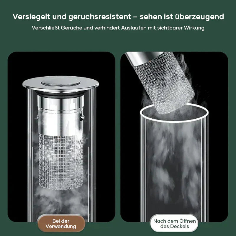 DRAIVEL - Polished Pop-Up Drain Stopper That Traps Hair and Prevents Clogs