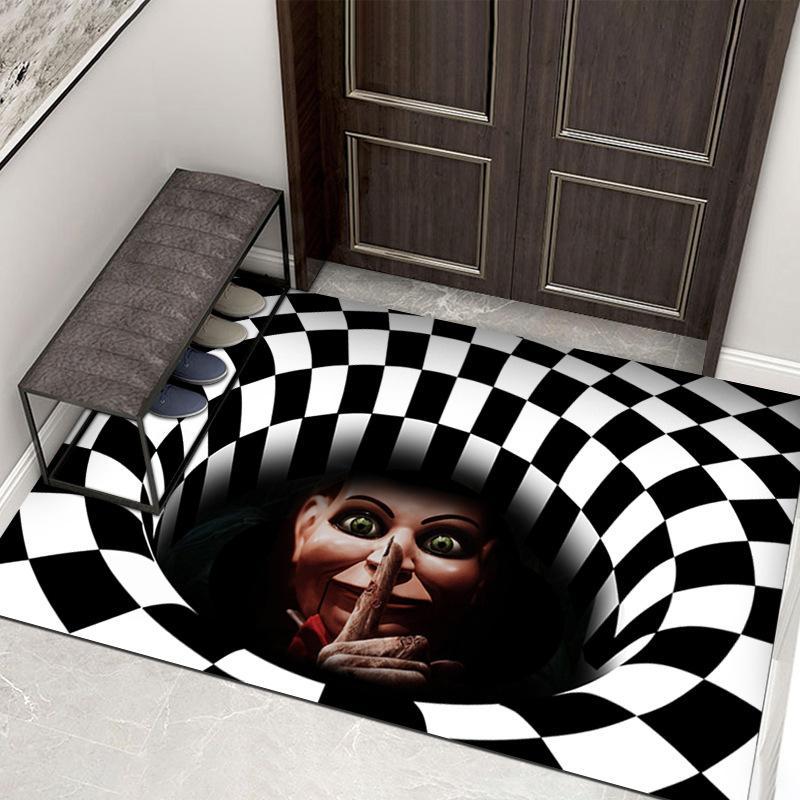 CLOWVORA - Clown Illusion Doormat for a Haunting Entryway