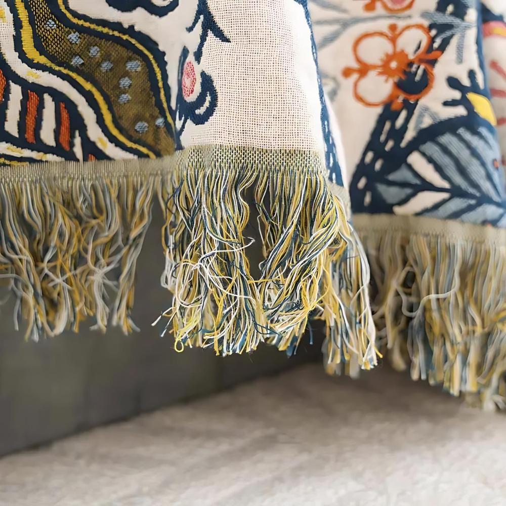 FLORAVYN - Reversible Floral Cotton Throw That Elevates Any Sofa
