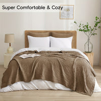 CLOUDWEAVE - Waffle Weave Throw for Softness and Sculptural Style