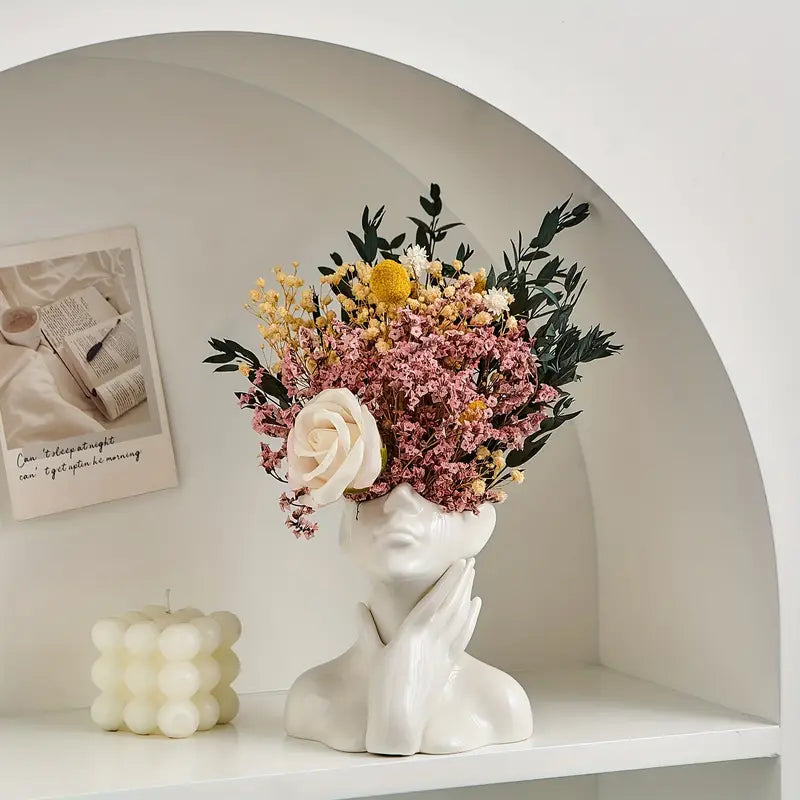 SCULVIA - Sculptural Ceramic Vase for an Artful Focal Point