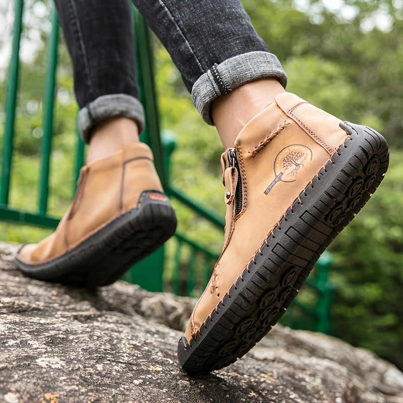 ZELVOR - Vintage Zip-Up Boots for Easy Everyday Wear