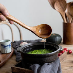 TAVENLI - Teak Kitchen Utensil Set for Scratch-Free Cooking