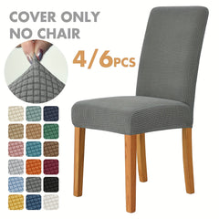 DRAPIVA - Stretch Velvet Chair Covers for Refined Statement Seating