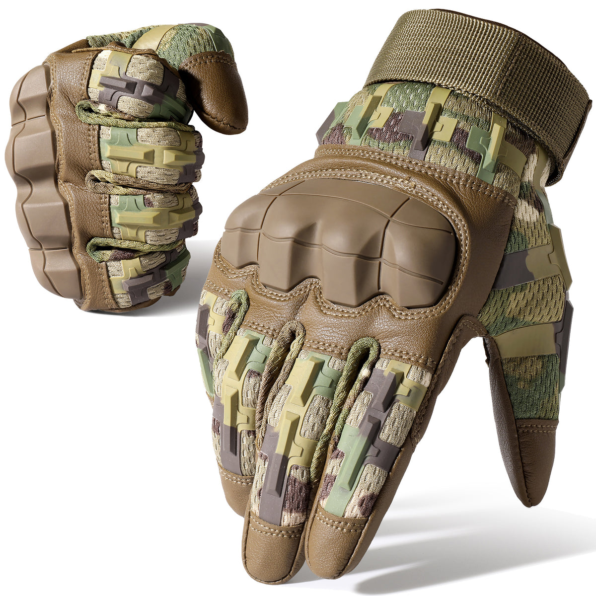 GRIPVORA - Hard-Shell Touchscreen Gloves for Outdoor Protection