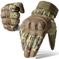 Men'S Hard Shell Protective Gloves, Touch Screen Tactical Gloves, Suitable for Outdoor Sports, Climbing, Hiking, Men And Women, Summer Winter