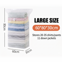 No-Pump Large Vacuum Storage Compression Bags